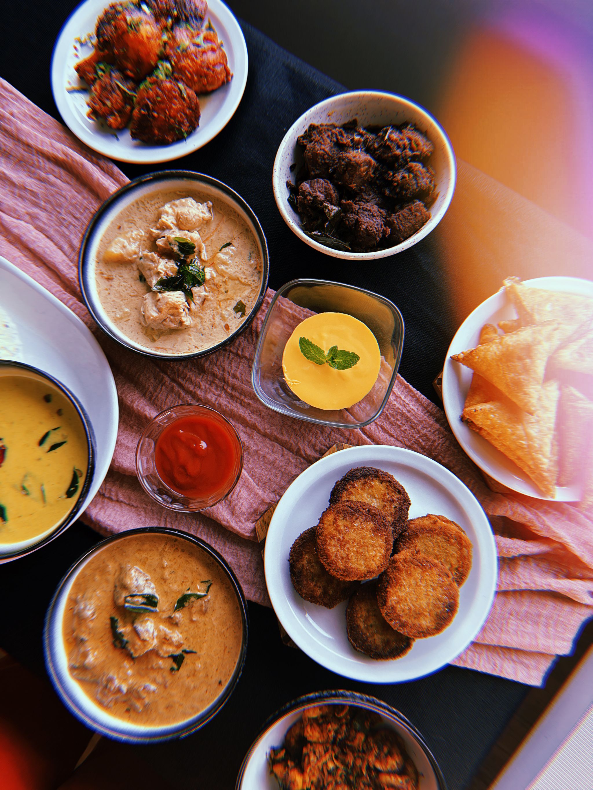 Weddings catering setup